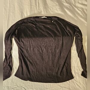 Zara NWT Black Long Sleeve Lightweight Sweater